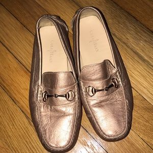 Cole Haan Rose Gold soft leather flats
